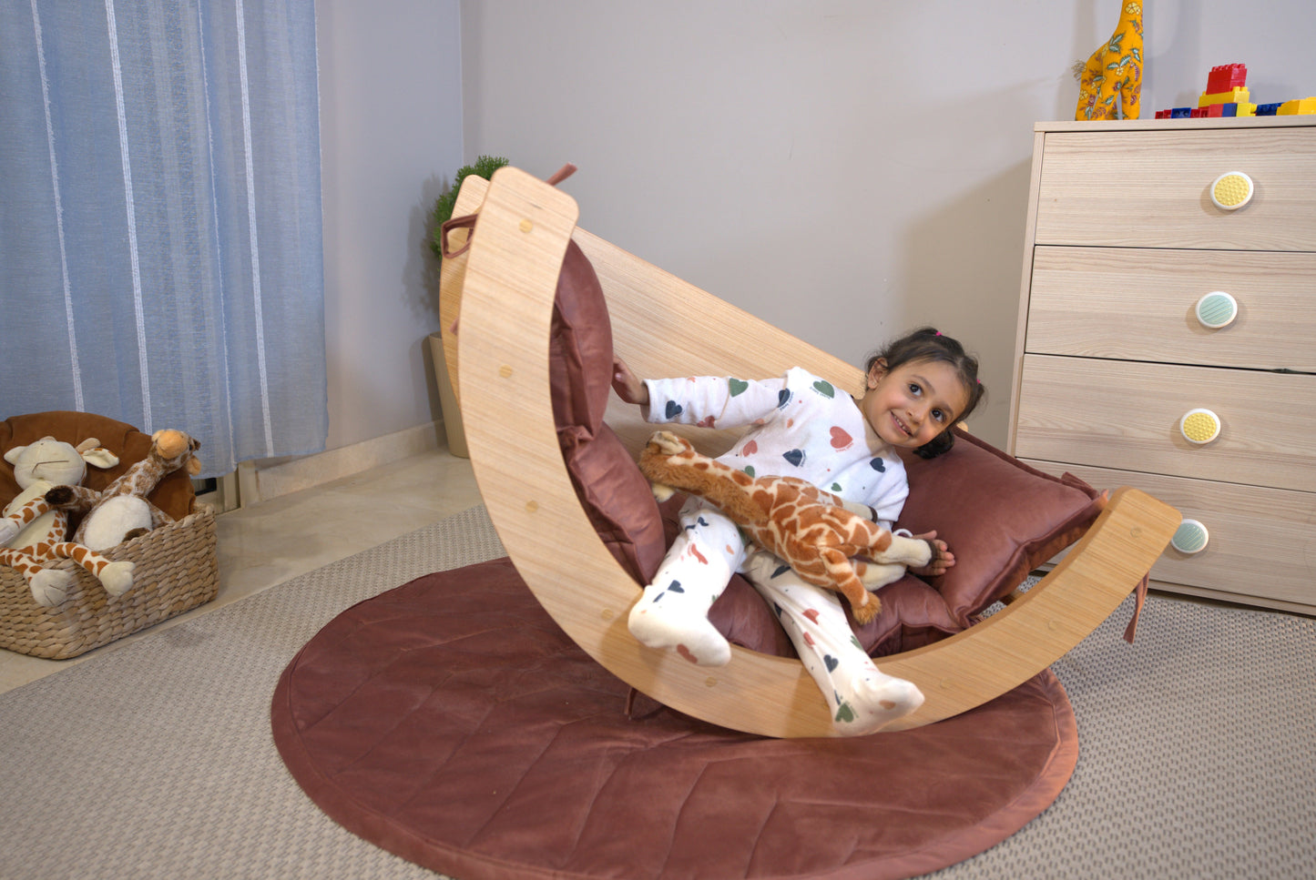 Wooden Rocking Chair for Kids