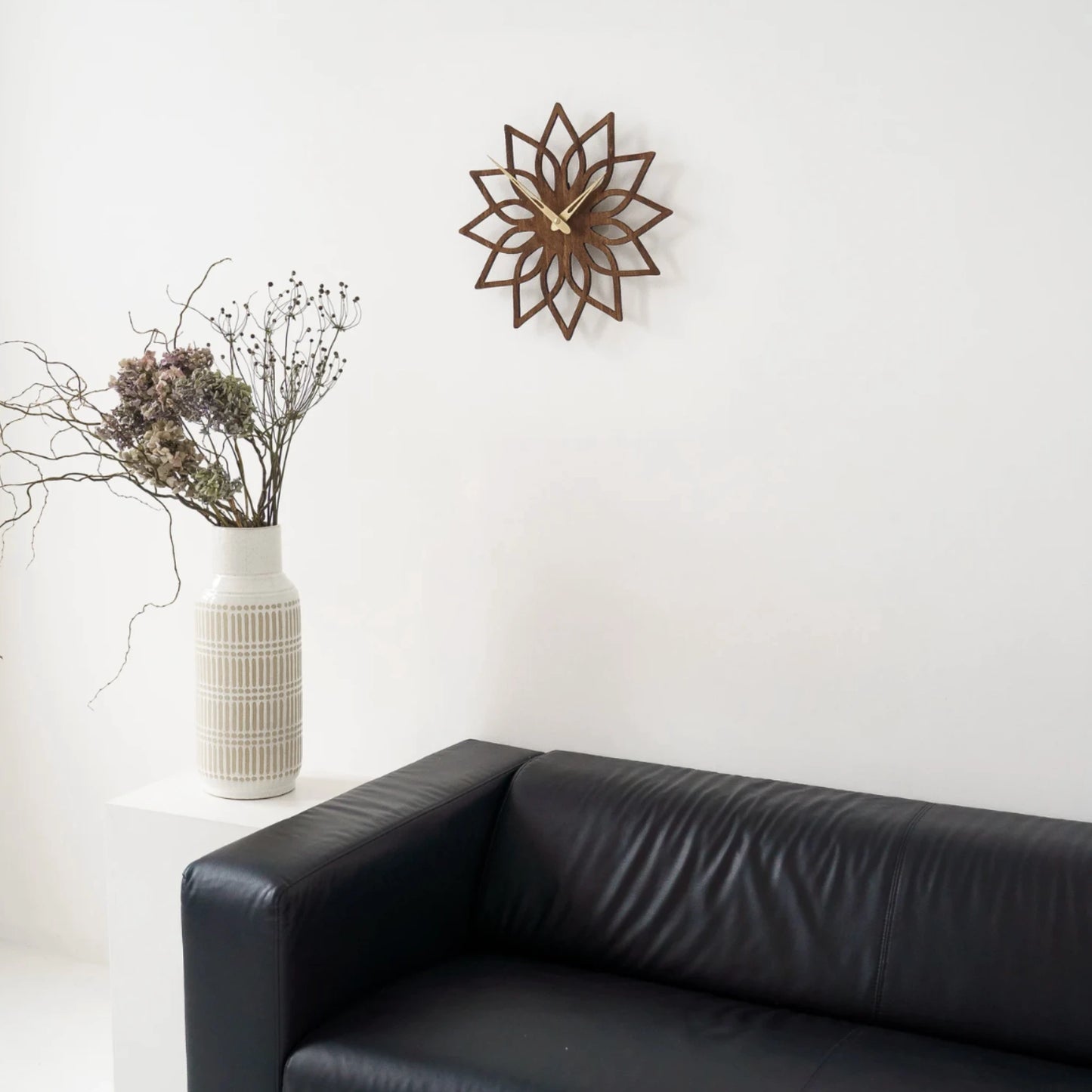 đ Horloge murale Zayno â Horloge en bois artisanale