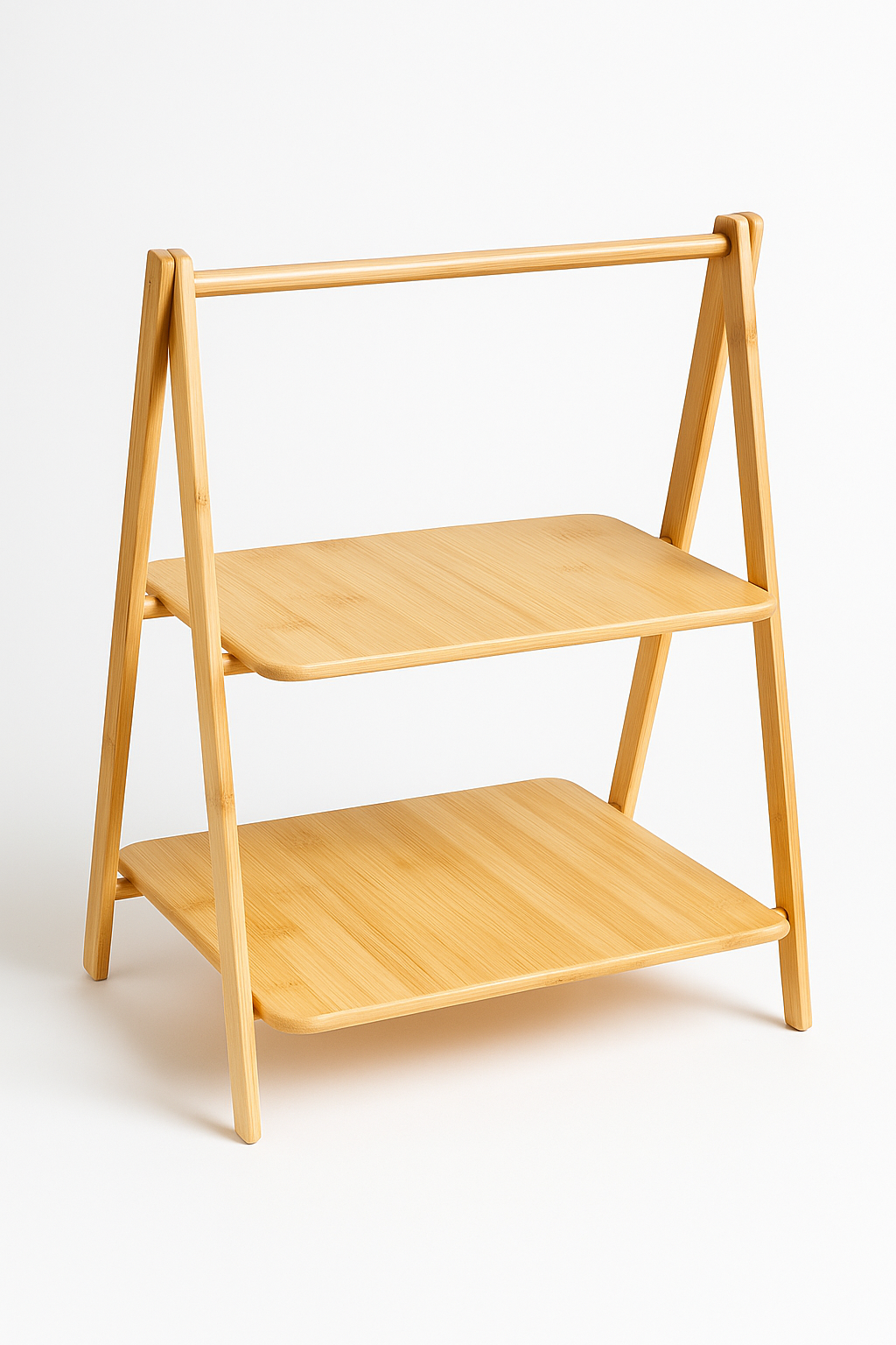 Présentoir 2 Niveaux Élégance Naturelle Bamboo Zayno™