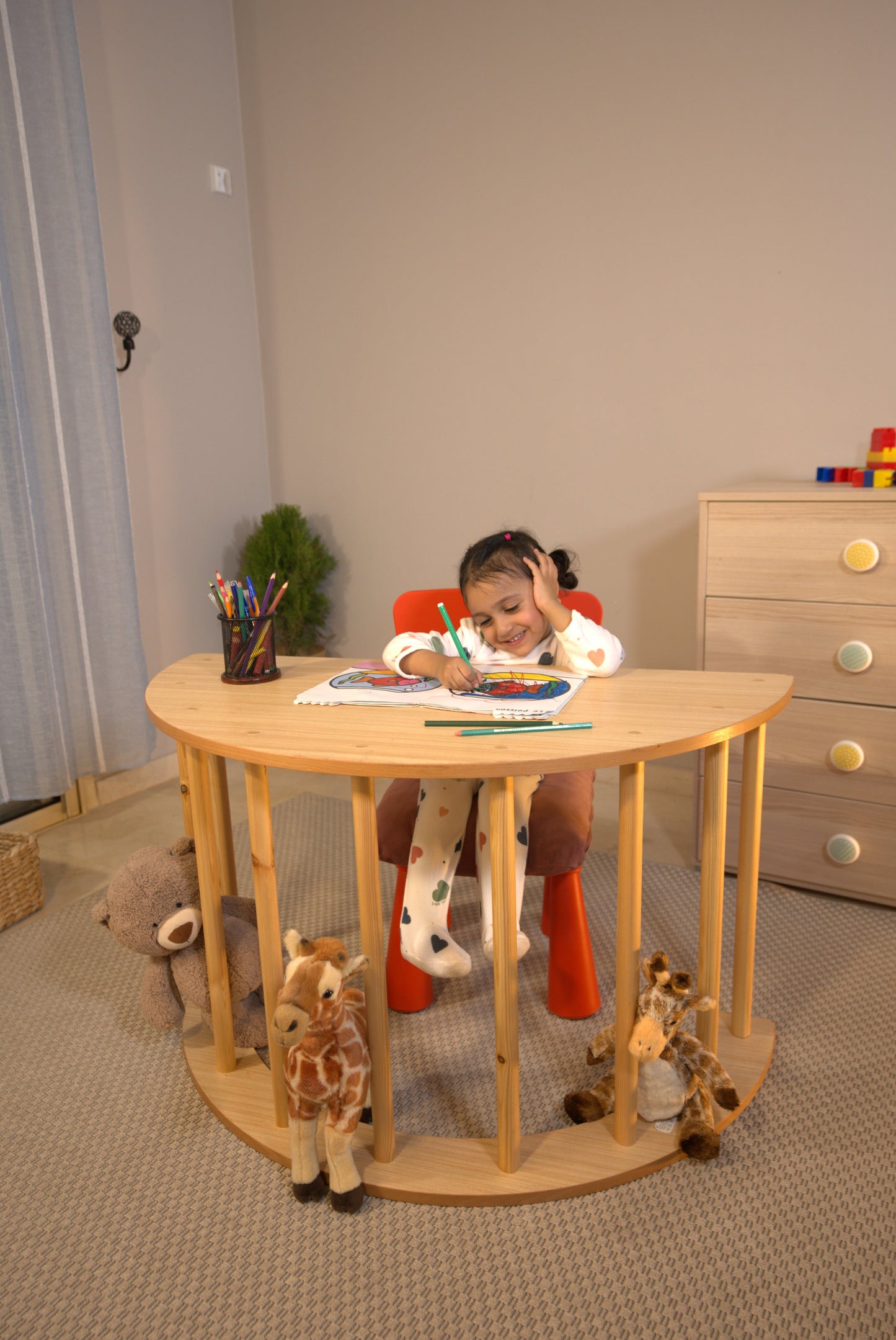 Wooden Rocking Chair for Kids