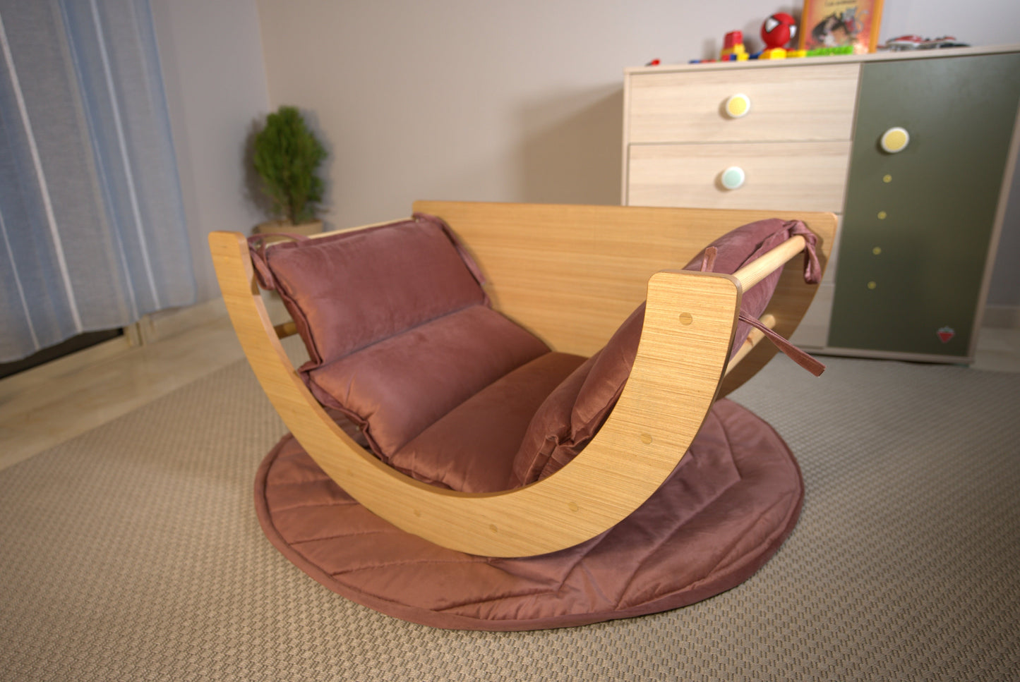 Wooden Rocking Chair for Kids
