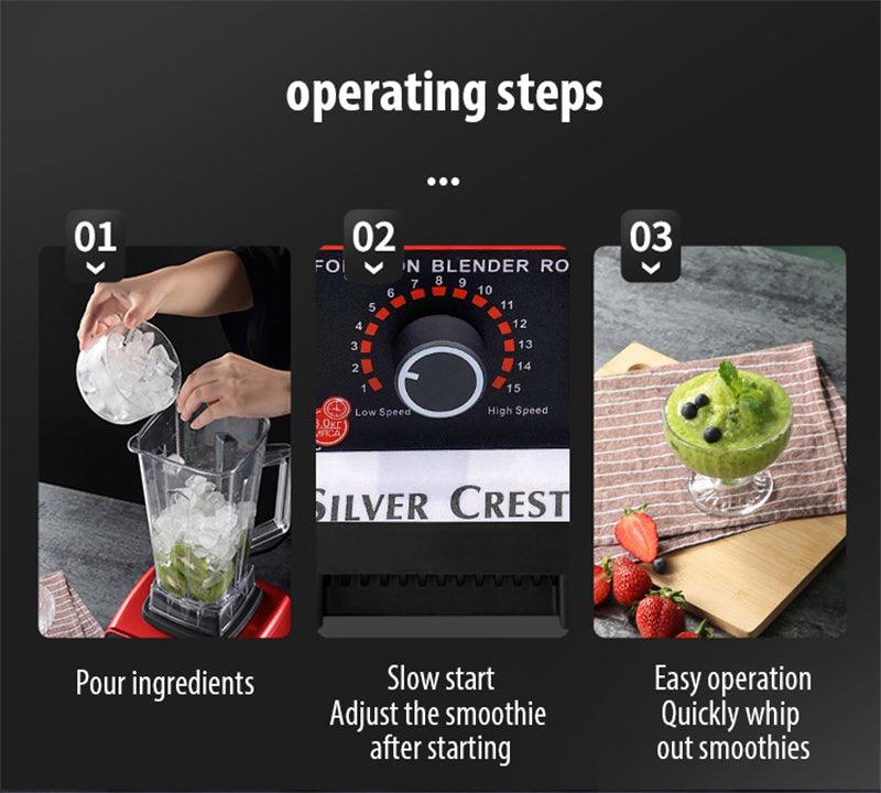 Inttox-Mélangeur électrique professionnel, , mélangeur de fruits